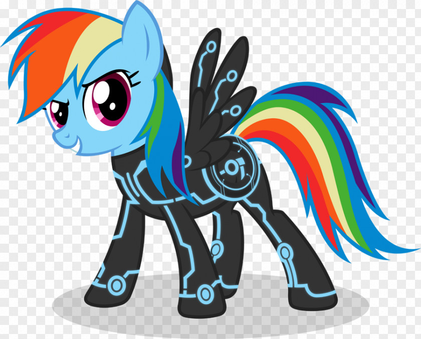 Tron Rainbow Dash Pony Pinkie Pie DeviantArt PNG