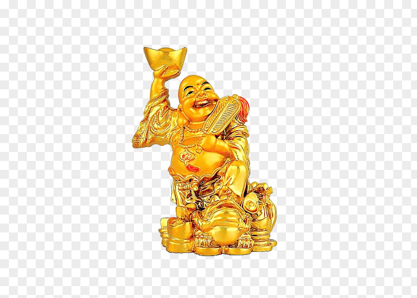 Golden Maitreya Buddha Good Fortune Buddharupa Buddhahood PNG