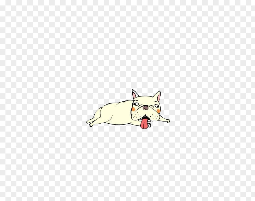 Tummy Sand Dog Cat Cartoon Illustration PNG