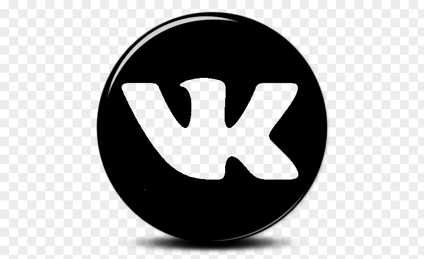 Black Vk Logo Social Media VKontakte Network PNG