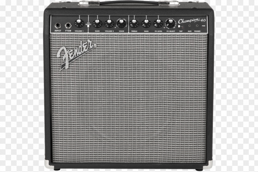 Electric Guitar Amplifier Fender Champion 40 Musical Instruments Corporation PNG
