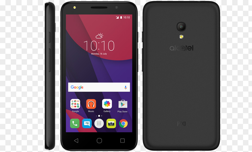 Smartphone Alcatel OneTouch PIXI 4 (6) Mobile Pixi 4-4 4034D Black Hardware/Electronic 4, 5 4G 8GB 200 Gr PNG
