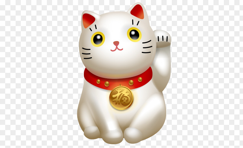Cat Maneki-neko Good Luck Charm Neko Atsume PNG
