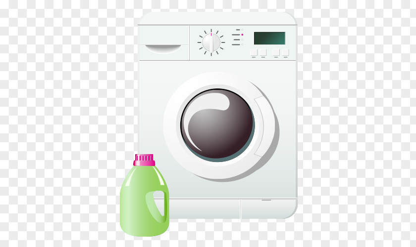Drum Washing Machine Laundry Detergent Home Appliance PNG