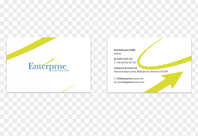 Enterprise Color Business Card Logo Brand Font PNG