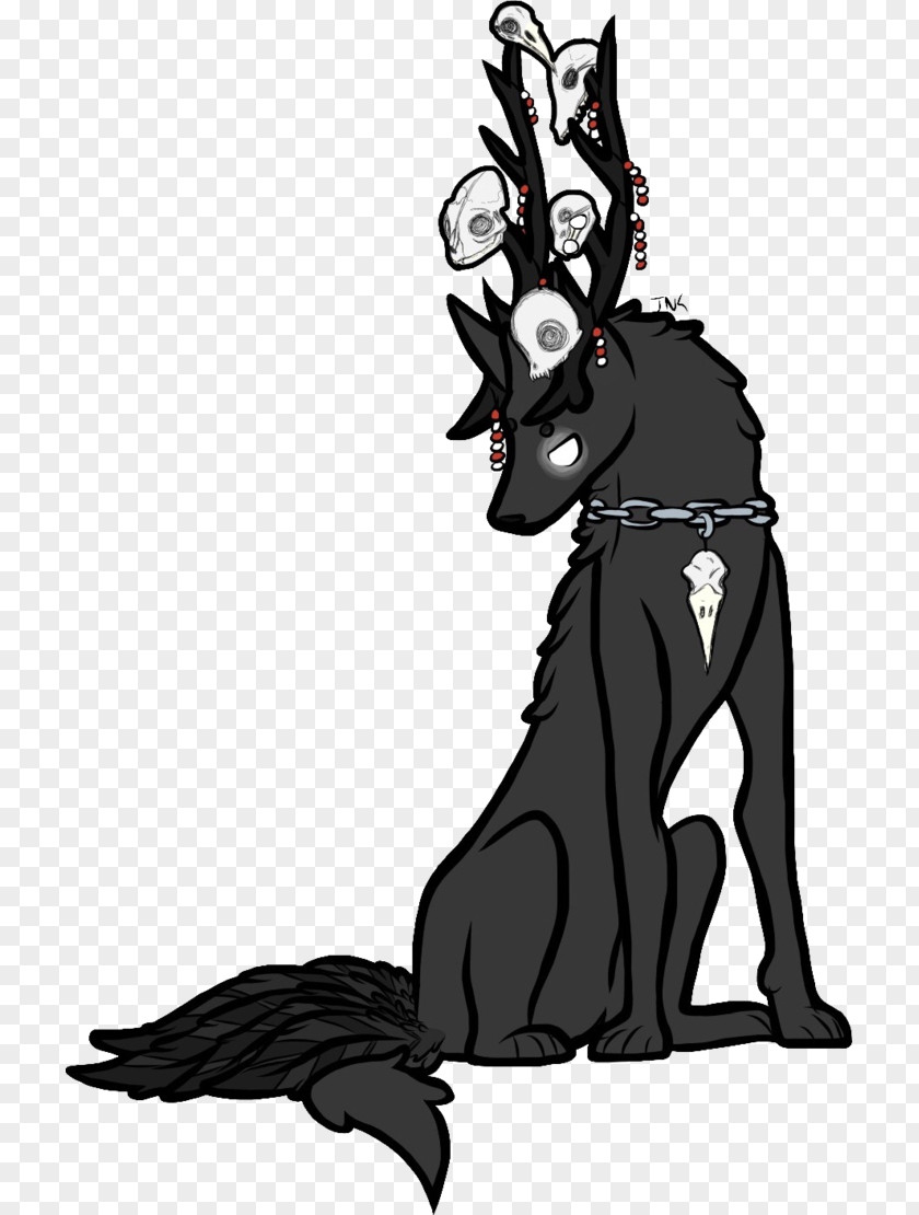 Melanistic Elk Dog Horse Clip Art Demon Black PNG
