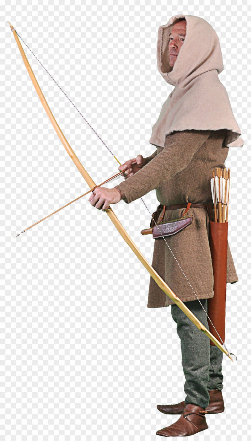 Archer Middle Ages Archery Quiver Bow And Arrow PNG