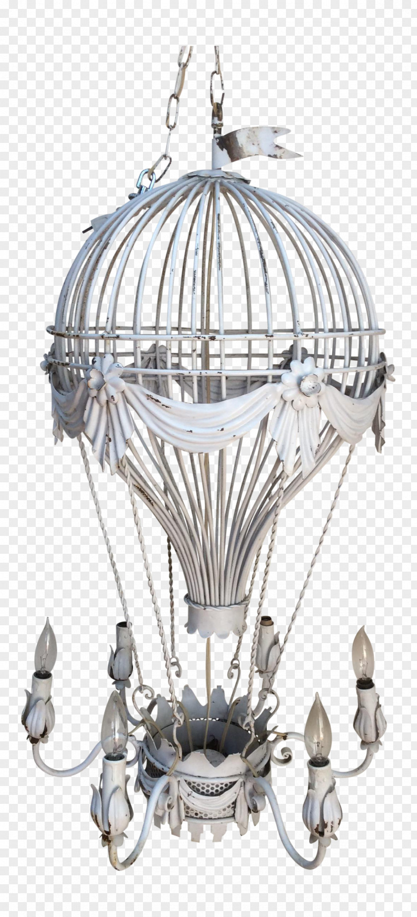 Balloon Chandelier Hot Air Electric Light Montgolfier Brothers PNG