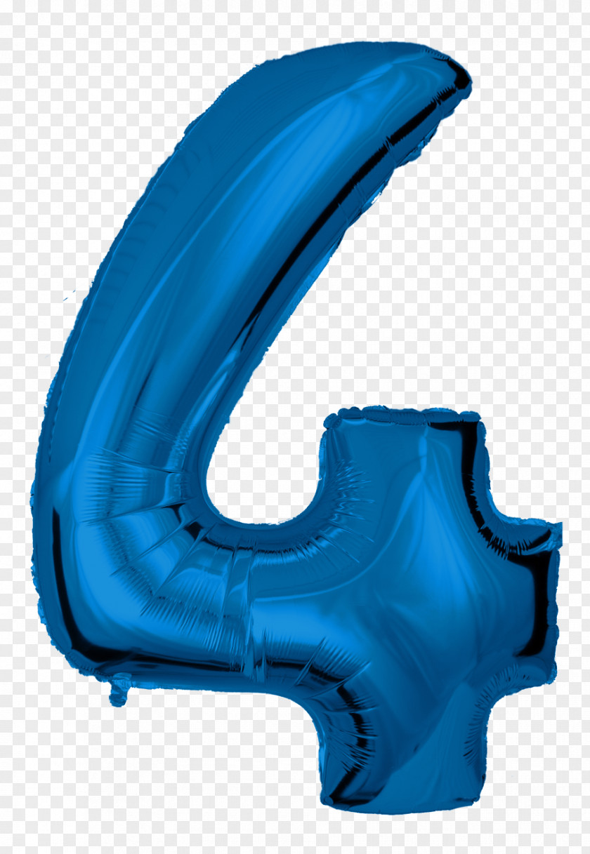 Balloon Toy Number Numerical Digit Blue PNG