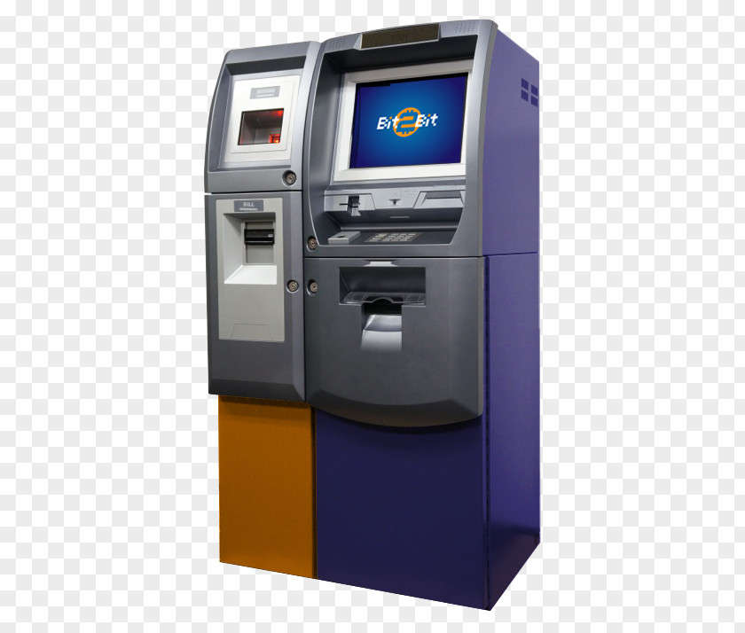 Bitcoin Atm Printer Interactive Kiosks Automated Teller Machine Multimedia PNG