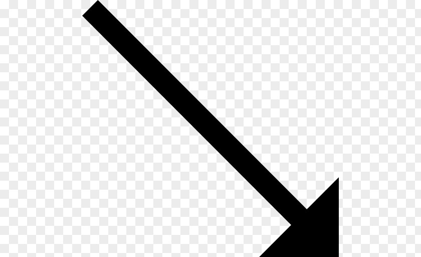Diagonal Arrow Clip Art PNG