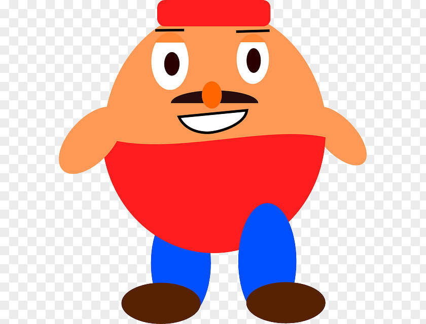 Fat Man Platform Game SuperTuxKart Character PNG