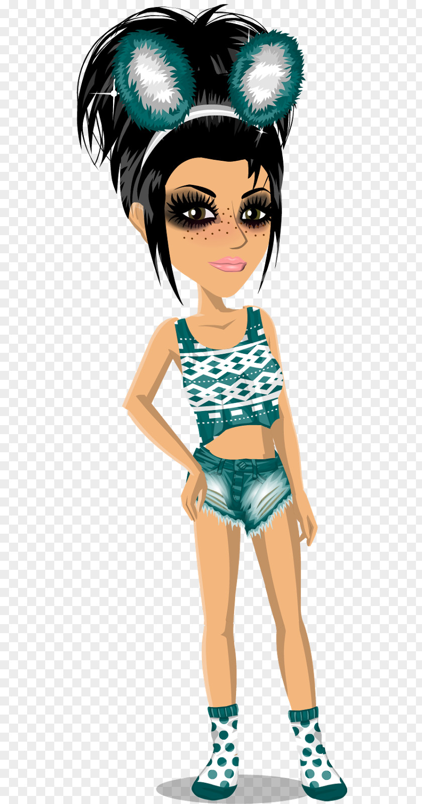 MovieStarPlanet Character Avatar Desktop Wallpaper PNG