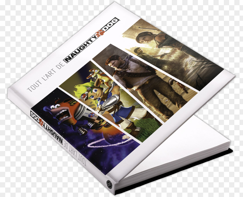 Naughty Dog Hardcover Tout L'art De Book Multimedia Text PNG