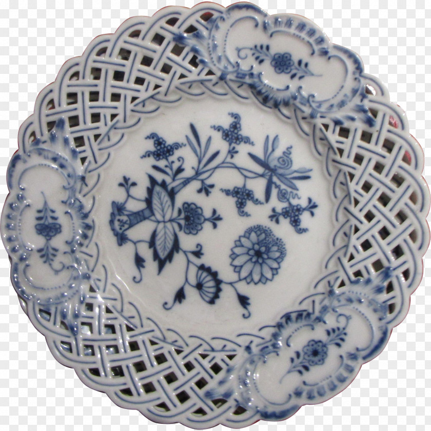 Plate Ceramic Meissen Porcelain Tableware PNG