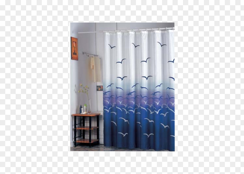 Polyester Curtain Douchegordijn Blue Textile MSV Duisburg PNG