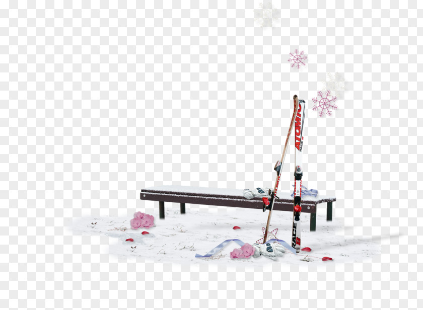 Snow Outdoor Bench Seat Designer PNG