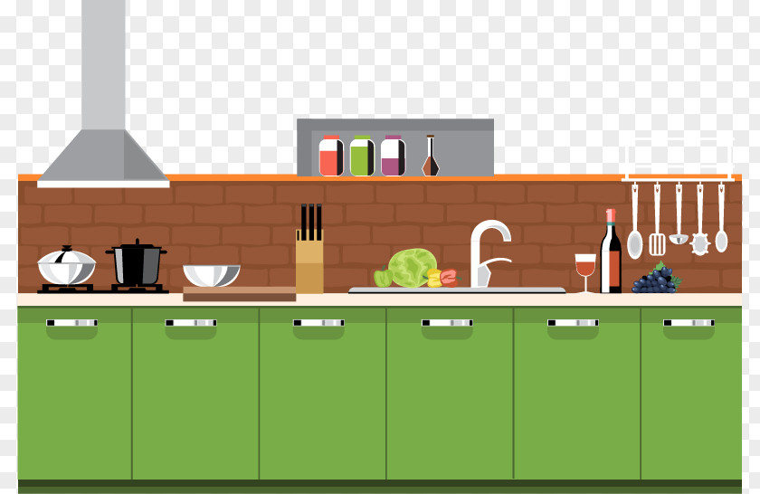 Vector Kitchen Table Interior Design Services Furniture PNG