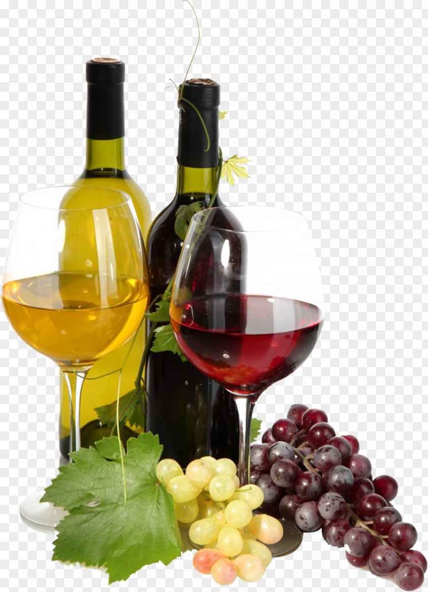 Wine And Grapes Red Common Grape Vine Must PNG