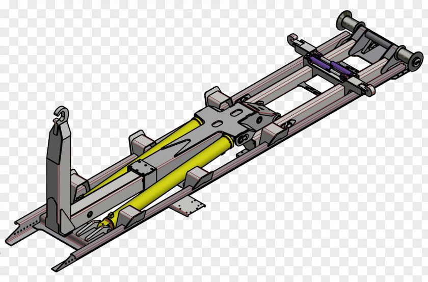 Car Hydraulic Hooklift Hoist Loader Elevator Machinery PNG