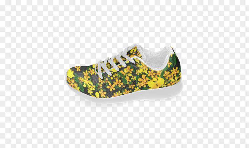 Floral.illustration Sneakers Yellow Shoe Bath Mat 17