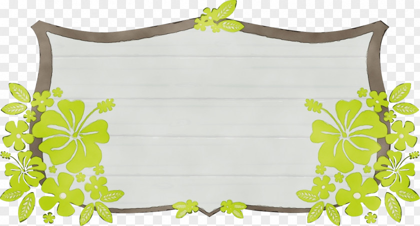 Green Plant Rectangle PNG