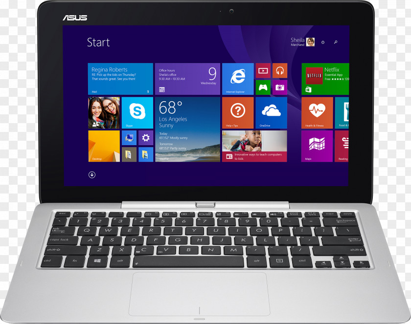 Laptop ASUS Transformer Book T100 2-in-1 PC Tablet Computers Asus T200 PNG