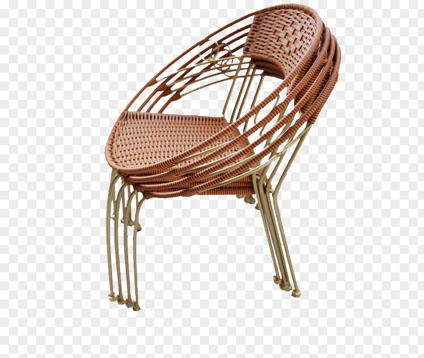 Small Outdoor Rattan Chair Calameae Wicker PNG