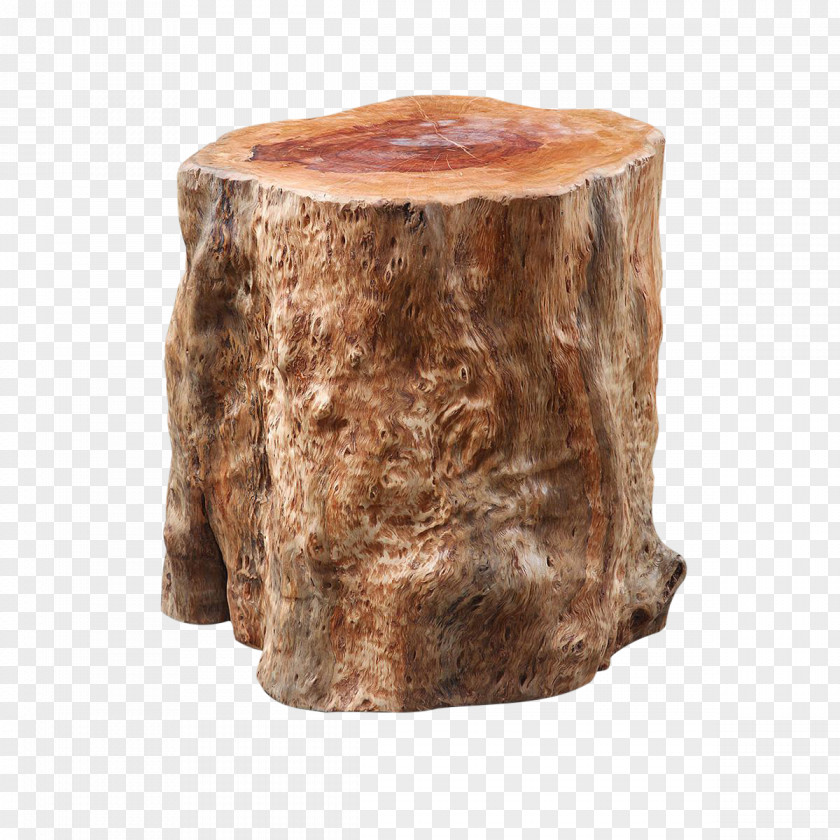 Table Bedside Tables Trunk Tree Stump Coffee PNG
