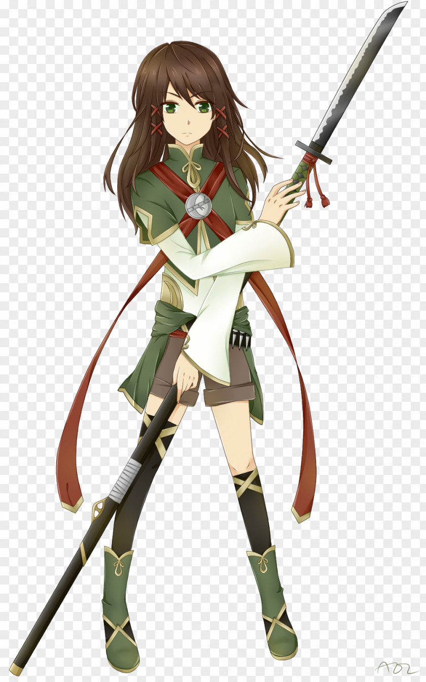 Weapon Princess Yue Character Art PNG