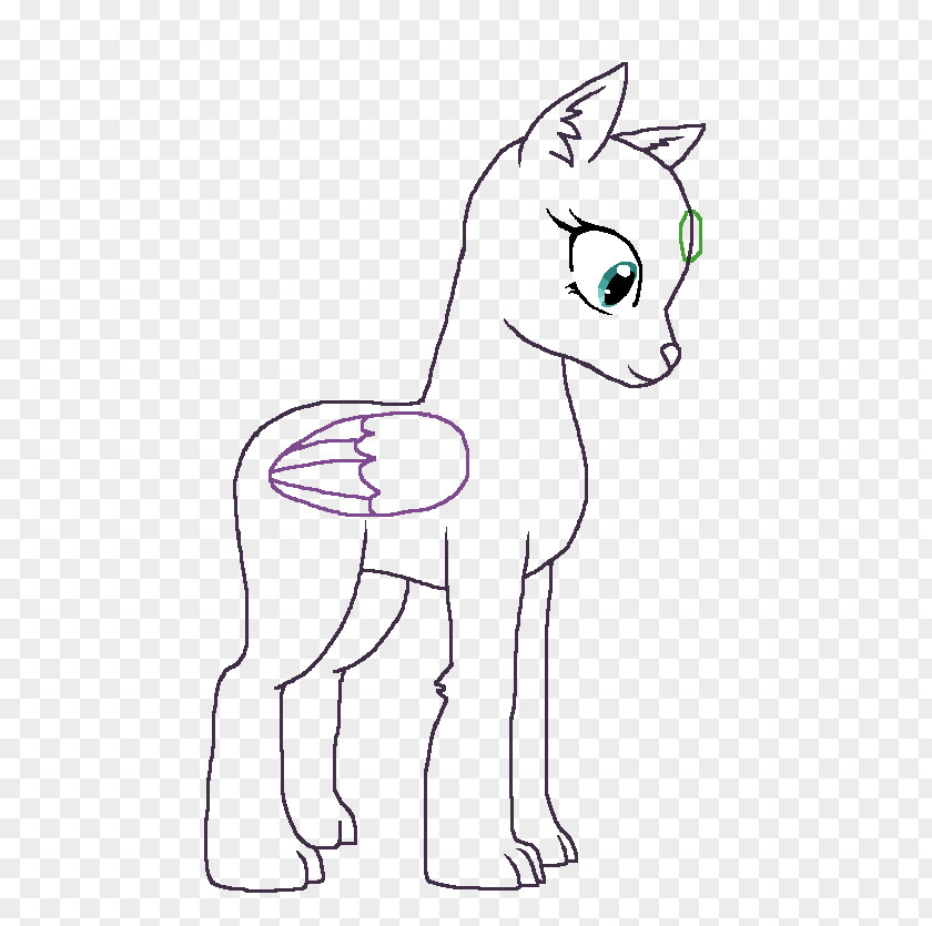 Bat Wings Pony Dog Horse Drawing Animation PNG