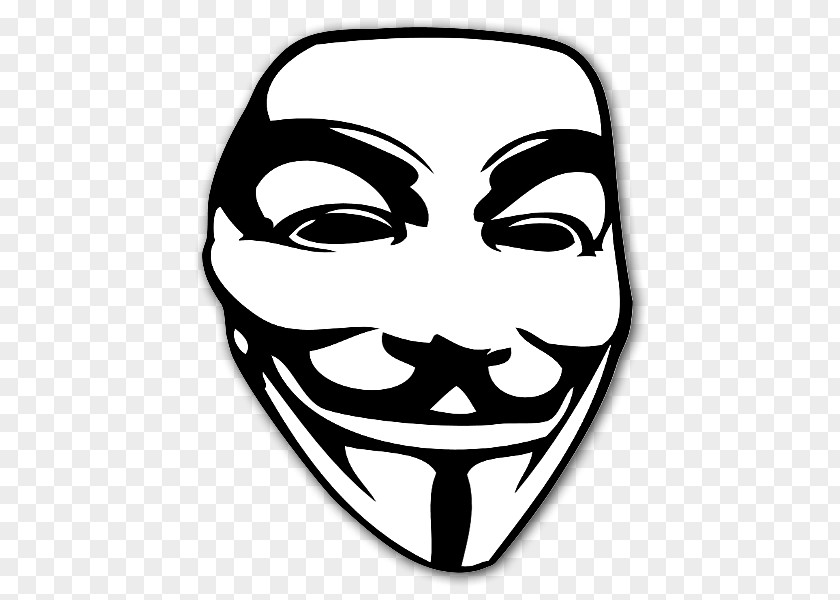 Mask Guy Fawkes Sticker V For Vendetta Clip Art PNG