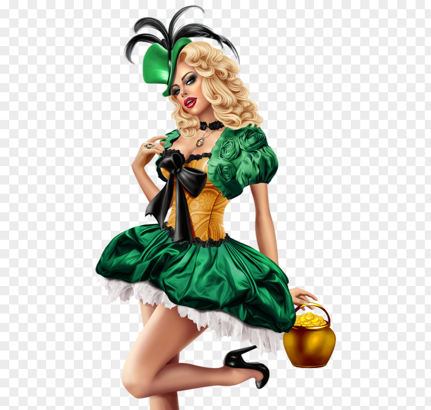 Saint Patrick's Day Woman 17 March Girl PNG Girl, st. patricks clipart PNG