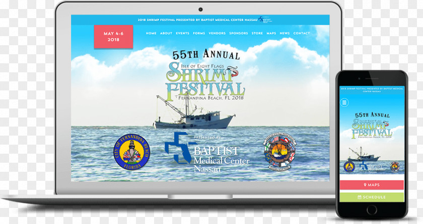 Seafood Feast Isle Of Eight Flags Shrimp Festival Killer Shark Marketing Web Banner Display Advertising PNG