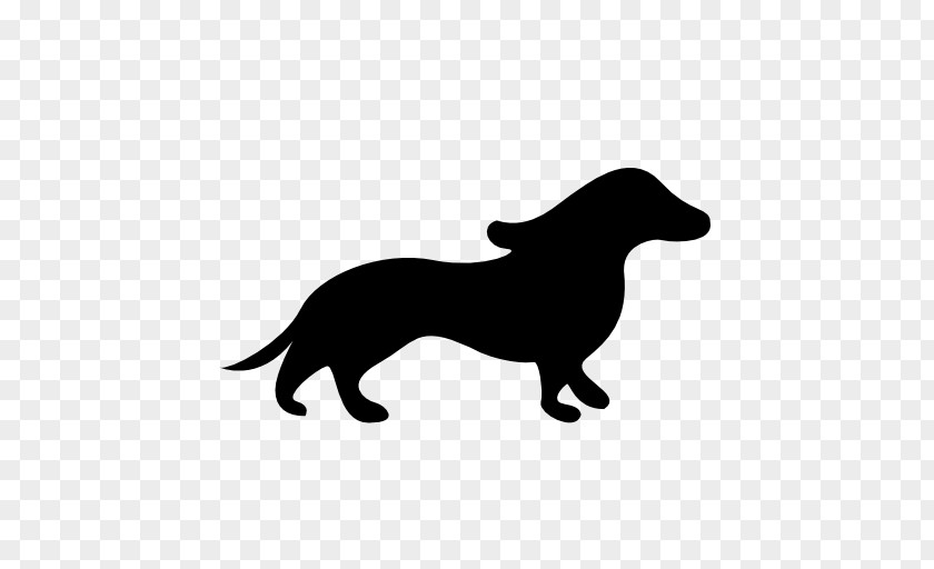 Silhouette Dog Breed Basset Hound Paw Pet Clip Art PNG