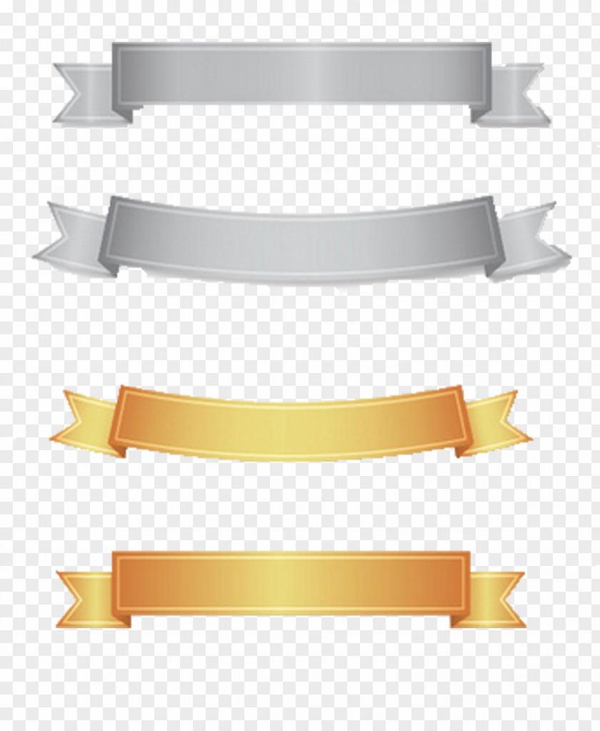 Silver Ribbon Icon PNG