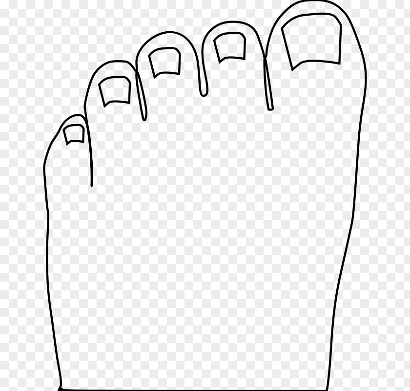 Toe Footprint Clip Art PNG