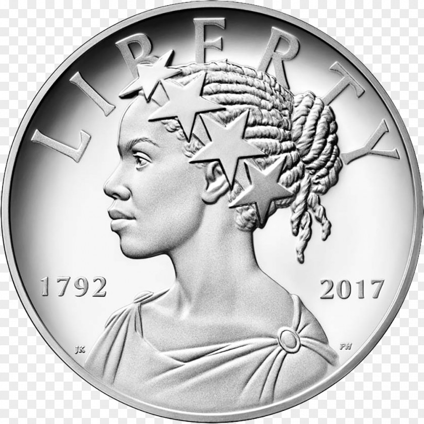 United States Silver Medal American Liberty 225th Anniversary Coin PNG