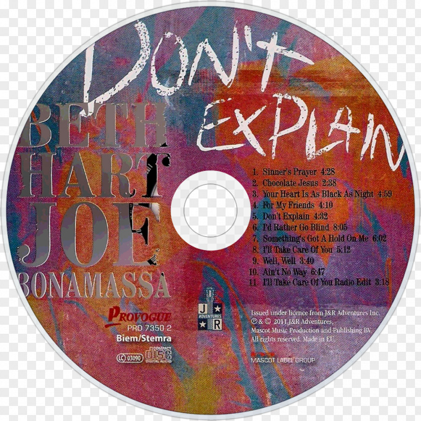 Beth Hart Bang Boom Don't Explain Musician Compact Disc STXE6FIN GR EUR DVD PNG