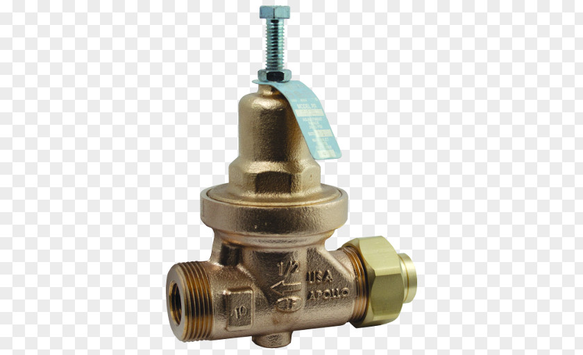 Brass Relief Valve Pipe Pressure Regulator PNG