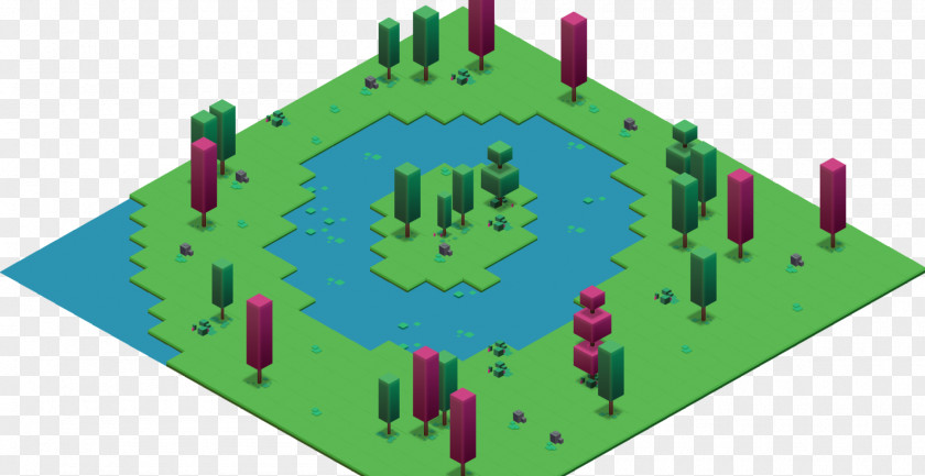 Isometric Island Graphics In Video Games And Pixel Art Tile-based Game Monument Valley PNG