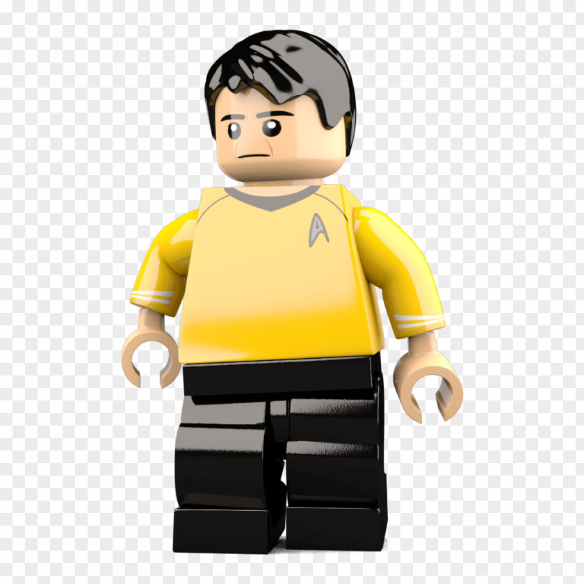 Lego Minifigure Dimensions Hikaru Sulu James T. Kirk PNG