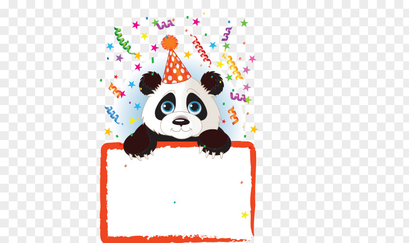 Panda Giant Wedding Invitation Birthday Party Clip Art PNG