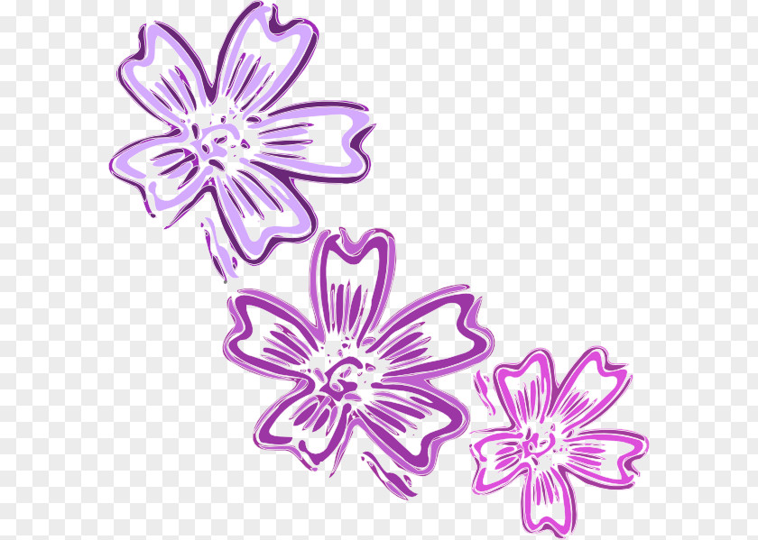 Flower Blue Floral Design Clip Art PNG