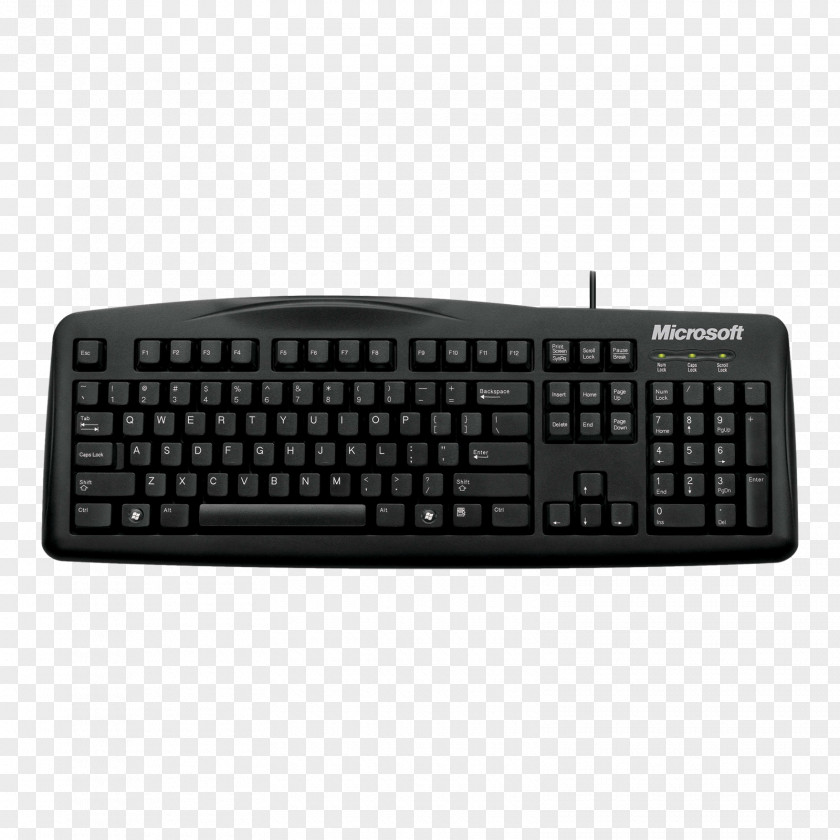 Keyboard Computer Microsoft Natural Wire PNG