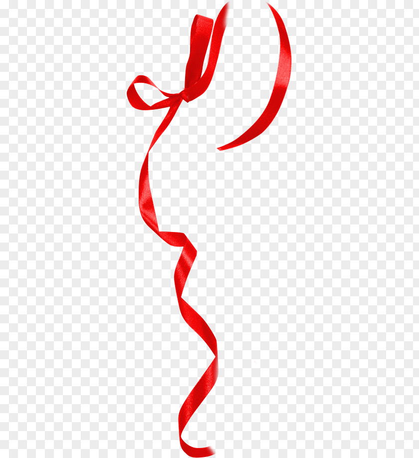 Knotted Ribbon Red Clip Art PNG