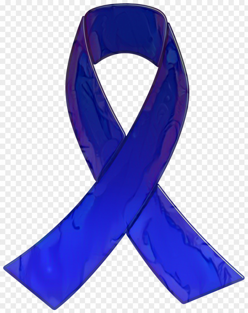 Stole Electric Blue Scarf Cobalt PNG