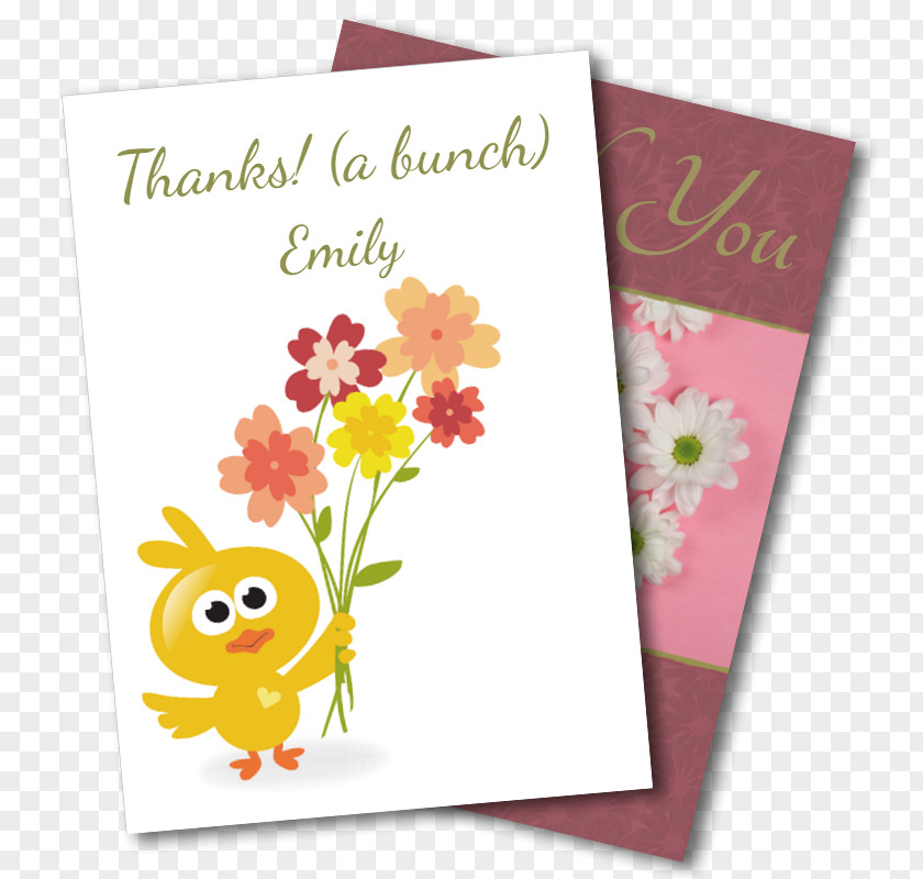 Watercolor Thank You Stock Photography Floral Design Greeting & Note Cards PNG
