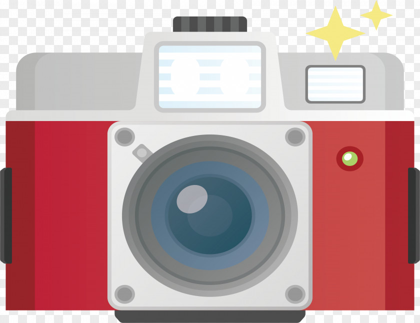 Red Digital Camera Data Icon PNG
