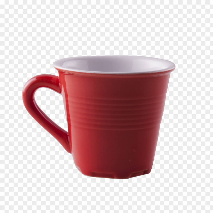 A Red Glass Coffee Cup Liquid PNG